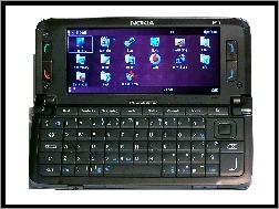 Menu, Czarna, Nokia E90, Otwarta